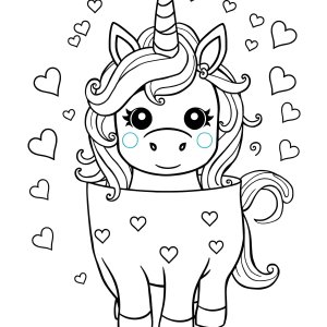 Poopsie Surprise Unicorn Coloring Page coloring page for kids