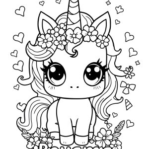 Unicorn Coloring Page Lol Omg Boyama coloring page for kids