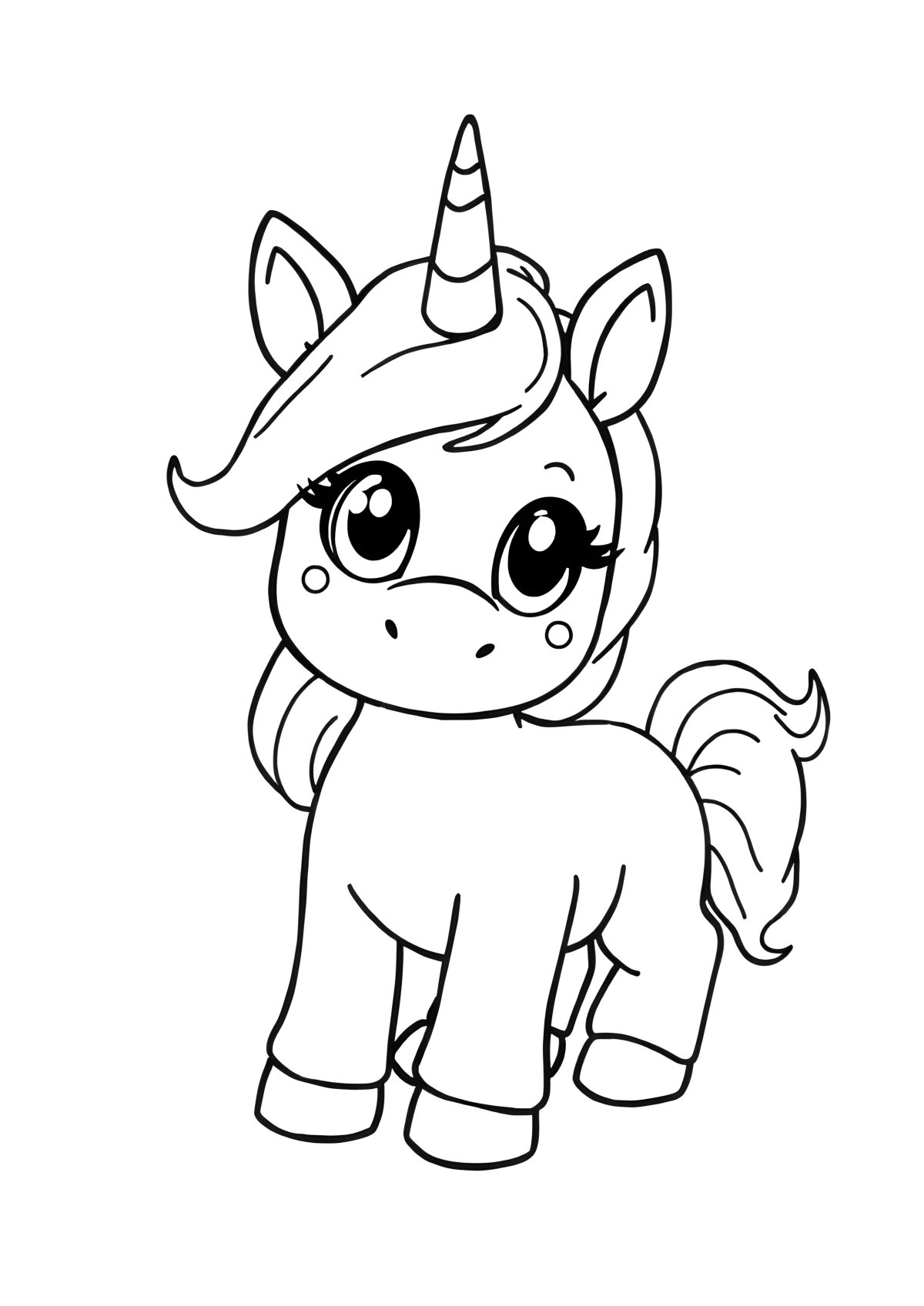 Ty Beanie Boos Coloring Page Unicorn coloring page for kids