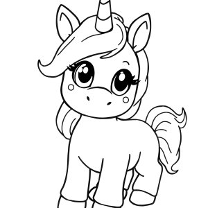 Ty Beanie Boos Coloring Page Unicorn coloring page for kids