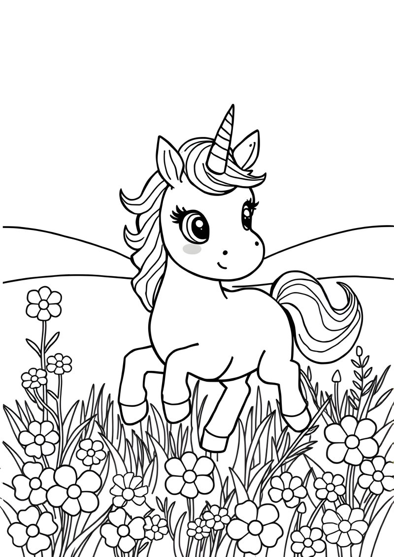 Academy Netflix Netflix Unicorn Academy Coloring Page