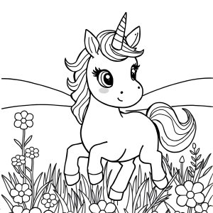 Academy Netflix Netflix Unicorn Academy Coloring Page coloring page for kids