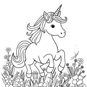 Coloring Sheet Unicorn Coloring Page Printable coloring page for kids
