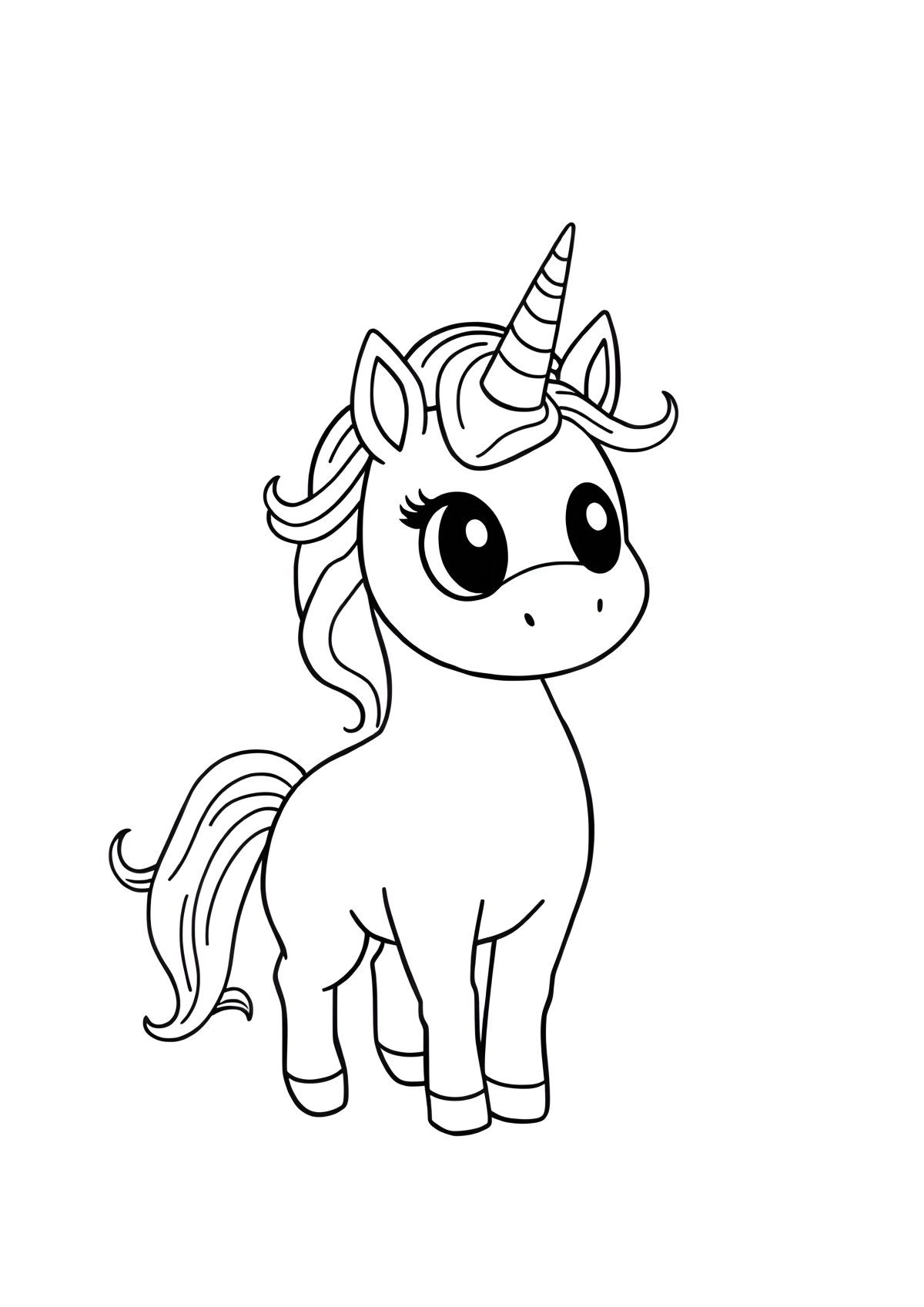 Among Us Game Coloring Page Unicorn coloring page for kids