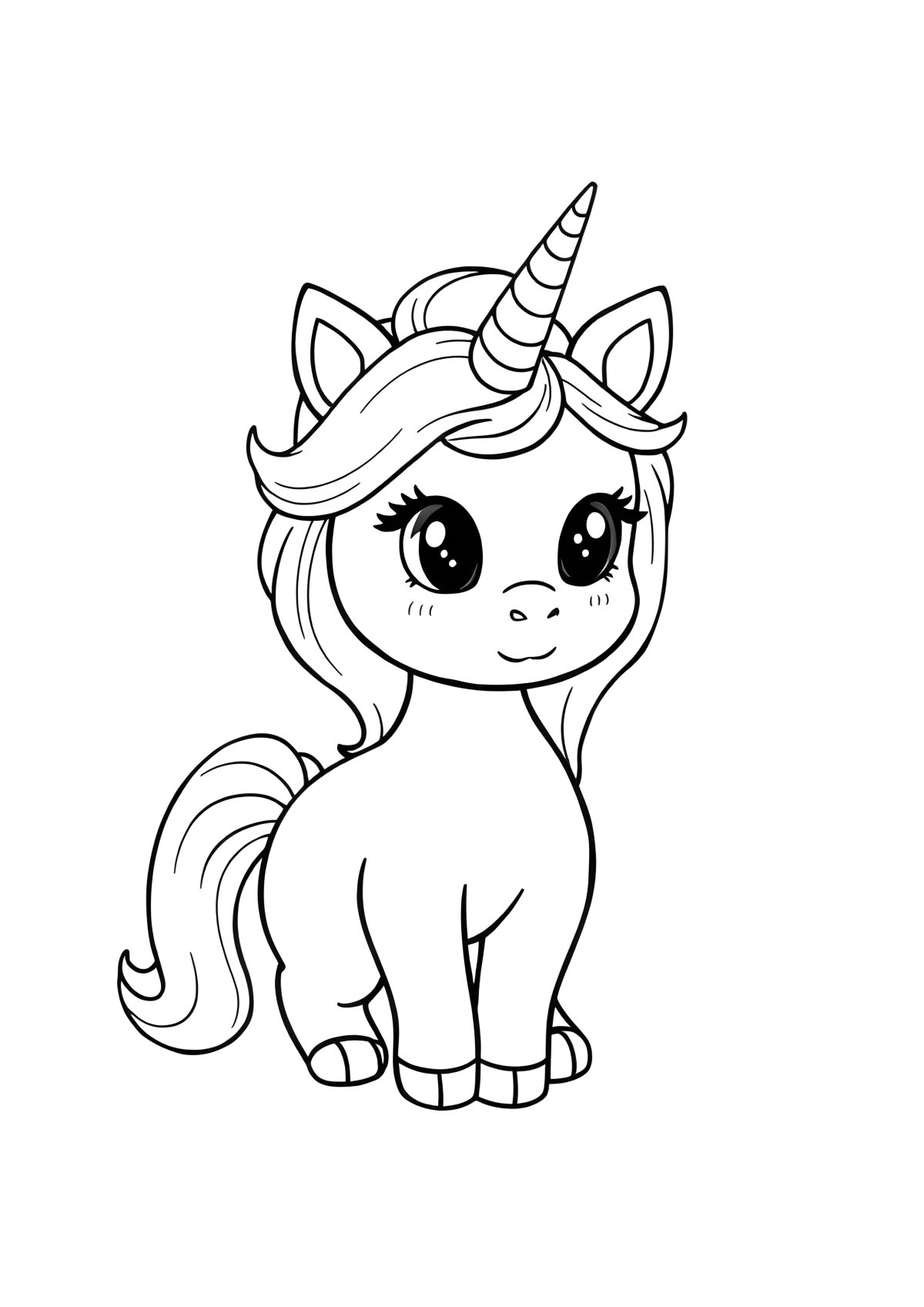Unicorn Unicorn Kitten Coloring Page coloring page for kids