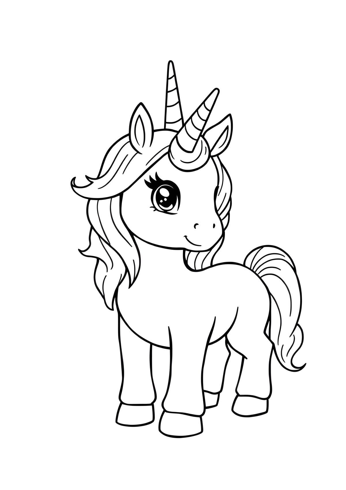 Roblox Unicorn Coloring Page coloring page for kids