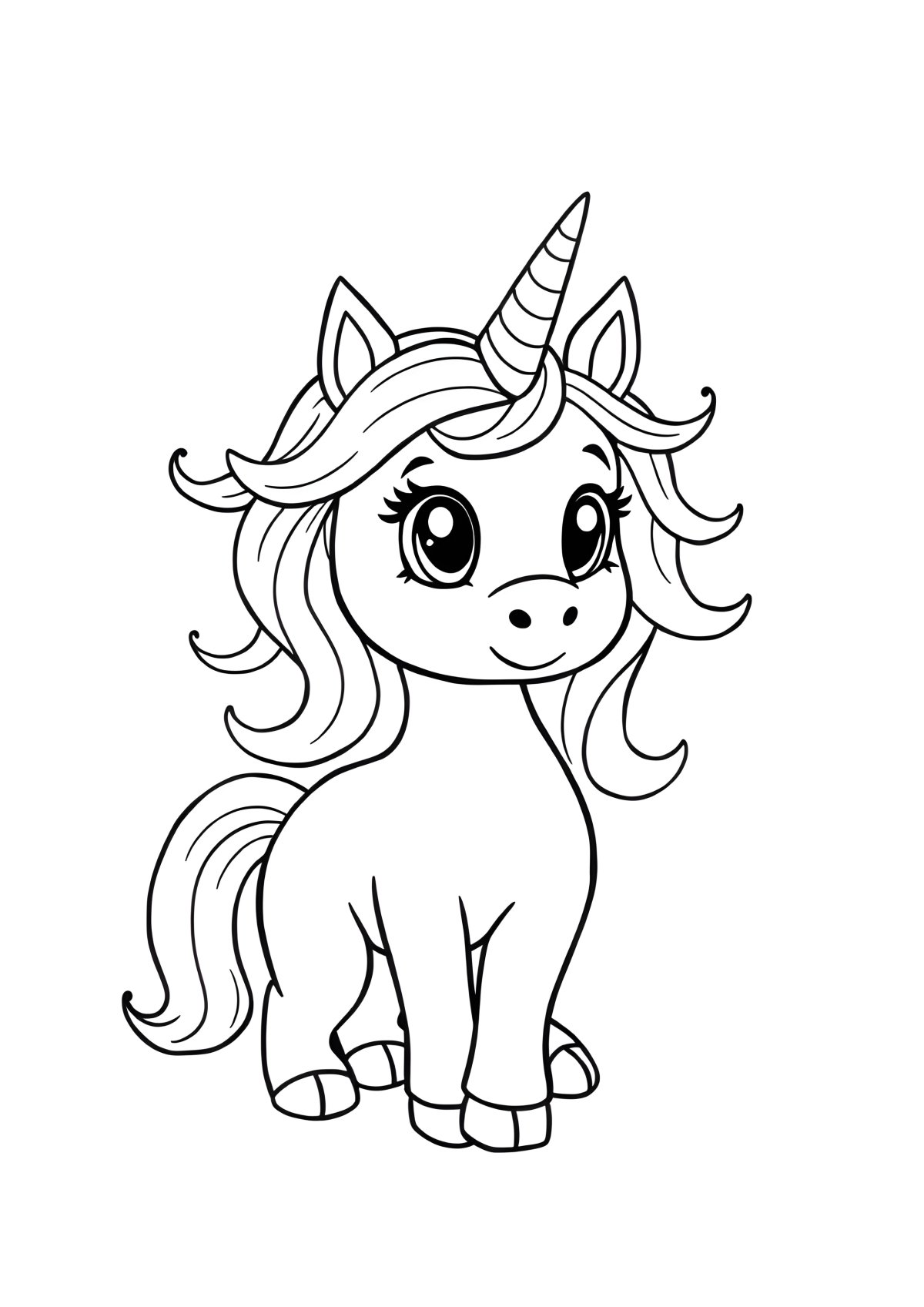Unicorn Puppy Unicorn Dog Coloring Page coloring page for kids