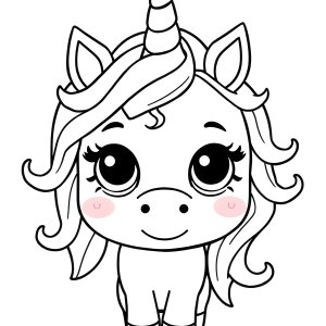 Color Unicorn Lol Coloring Page coloring page for kids