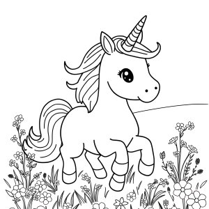 Coloring Book Unicorn Coloring Page For Kids coloring page for kids