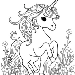 Colouring Colouring Unicorn Coloring Page coloring page for kids