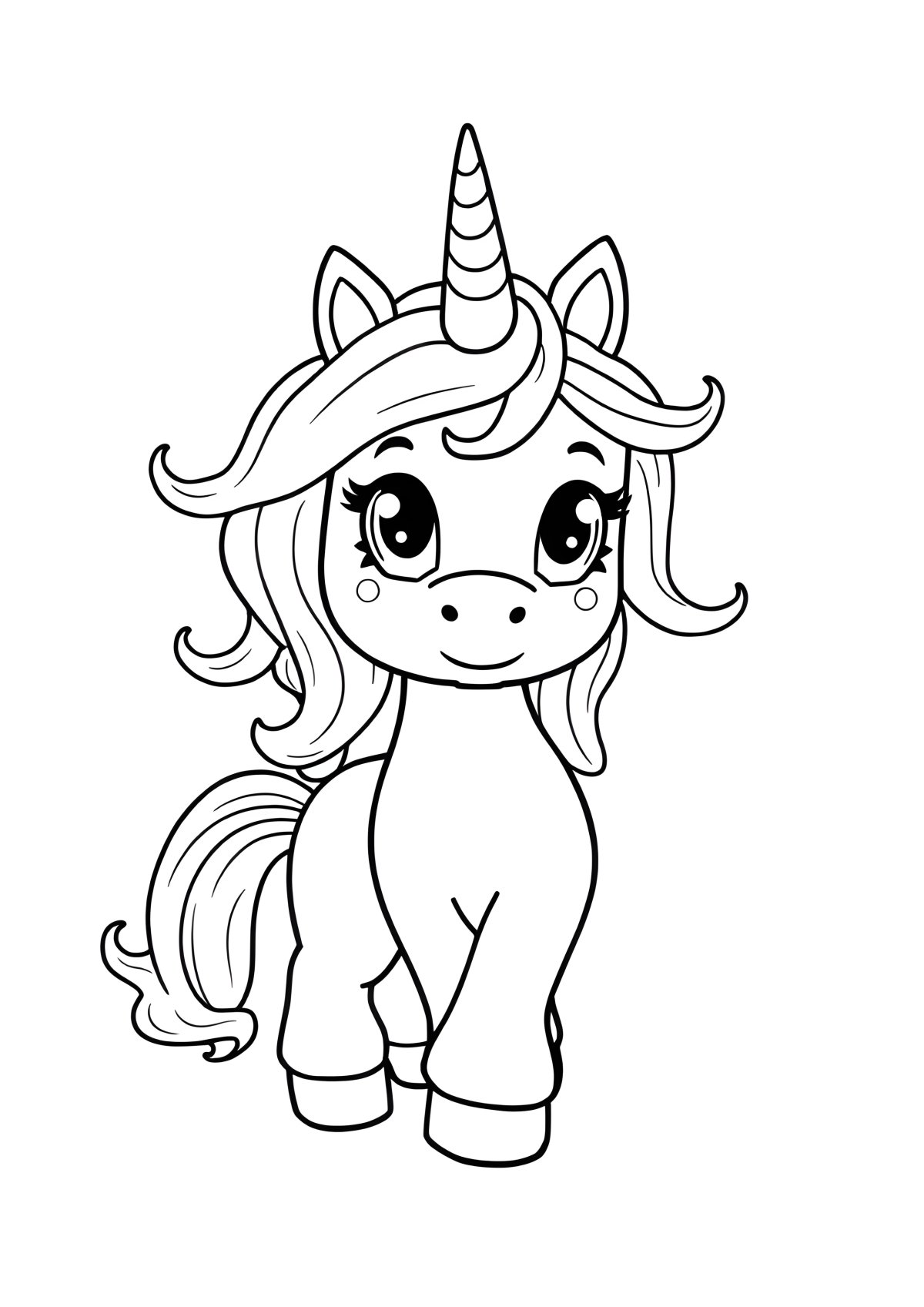 Beanie Boo Coloring Page Unicorn coloring page for kids