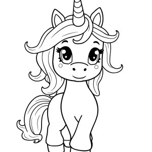 Beanie Boo Coloring Page Unicorn coloring page for kids