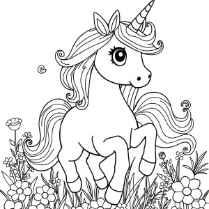 Unicorn Coloring Page That You Can Print Out coloring page for kids