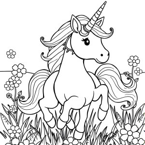 Crayola Coloring Page Unicorn coloring page for kids