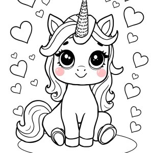 Lol Surprise Unicorn Lol Pets Coloring Page coloring page for kids