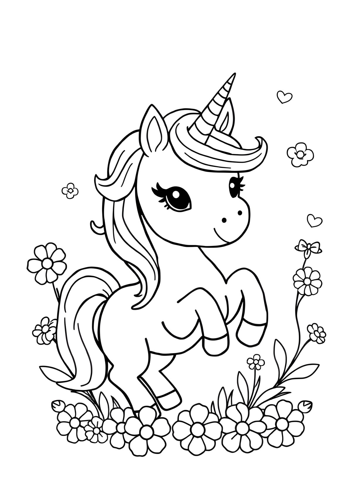 Lol Unicorn Coloring Page Unicorn De Colorat coloring page for kids