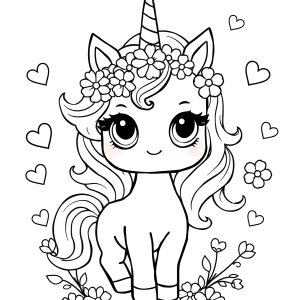 Lol Unicorn Lil Sister Coloring Page coloring page for kids